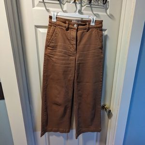 Everlane cropped wide legged pant